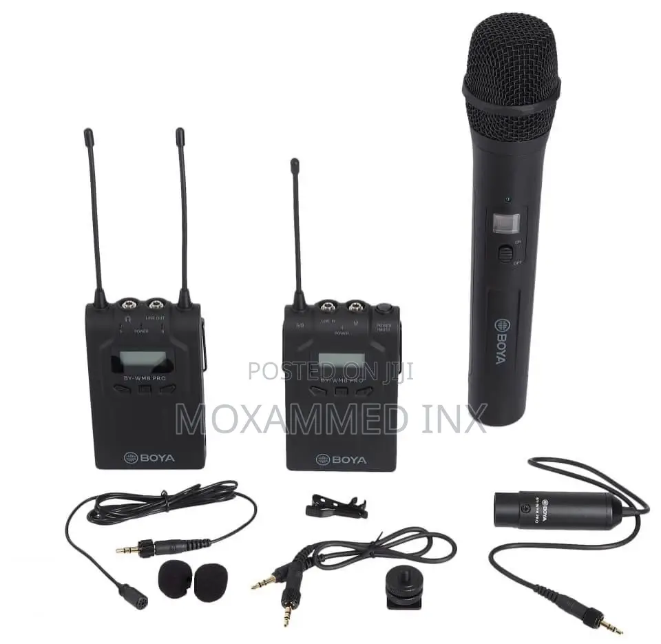 Boya by Wm8 Pro1. Two Transmitter (Rapel and Handheld)