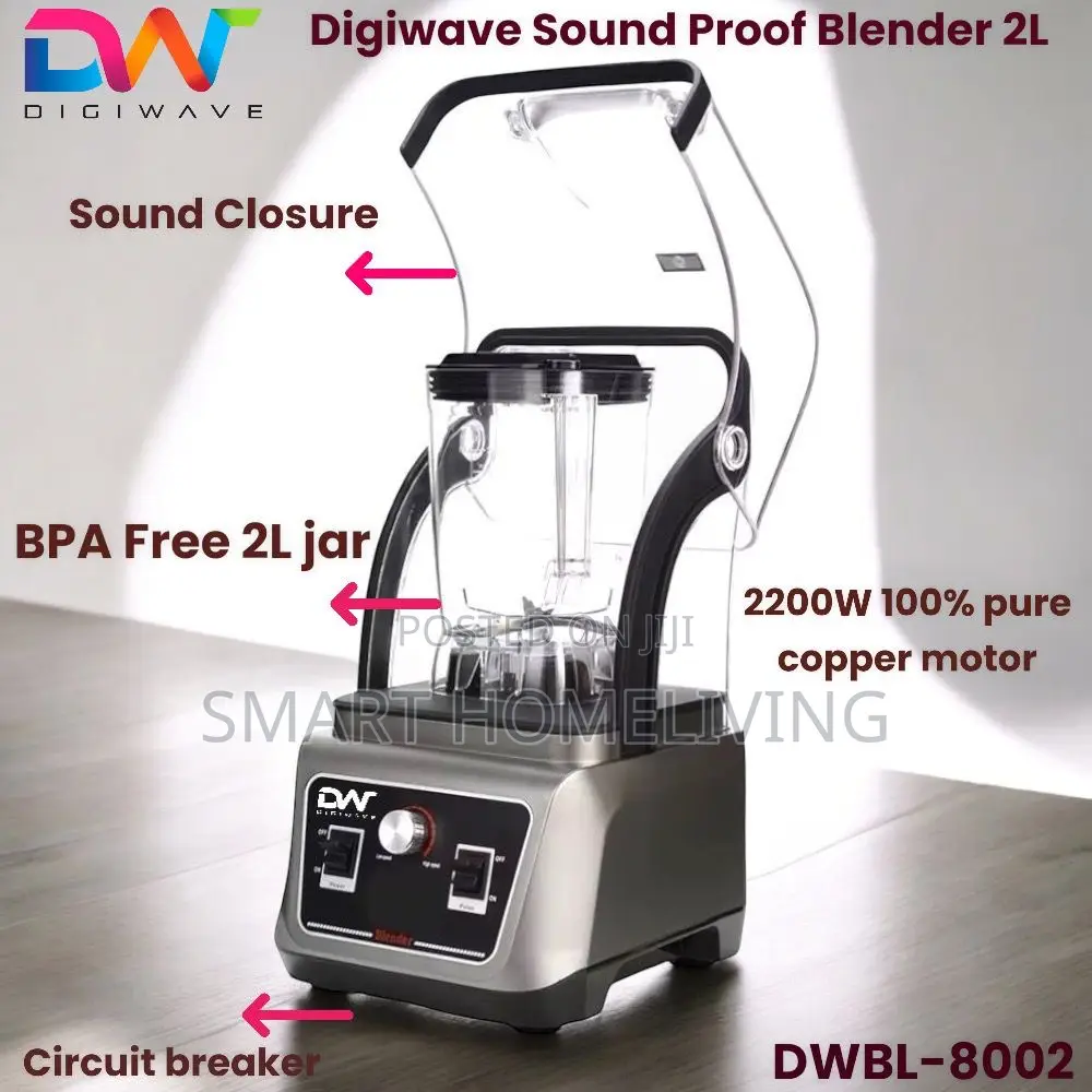 Digiwave Soundproof Commercial Blender 2l