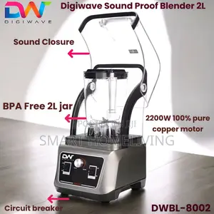 Digiwave Soundproof Commercial Blender 2l