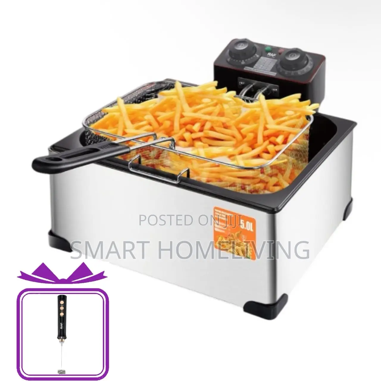 Raf R.5224, 5-Liter Electric Deep Fryer