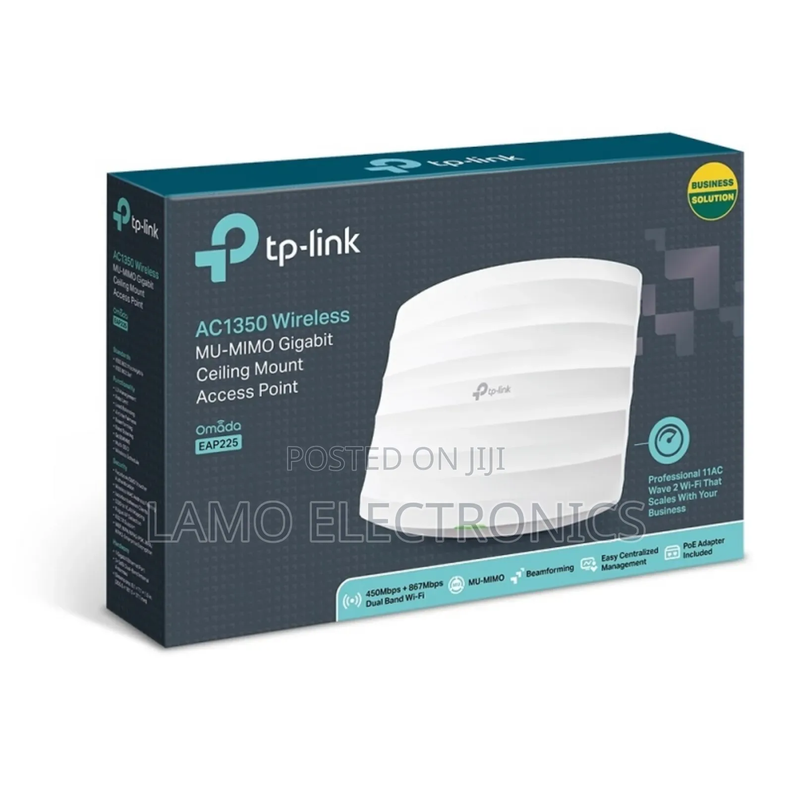 Tp Link Eap225 Ac1350 Ceiling Mount Dual Band Wi-Fi Access Point