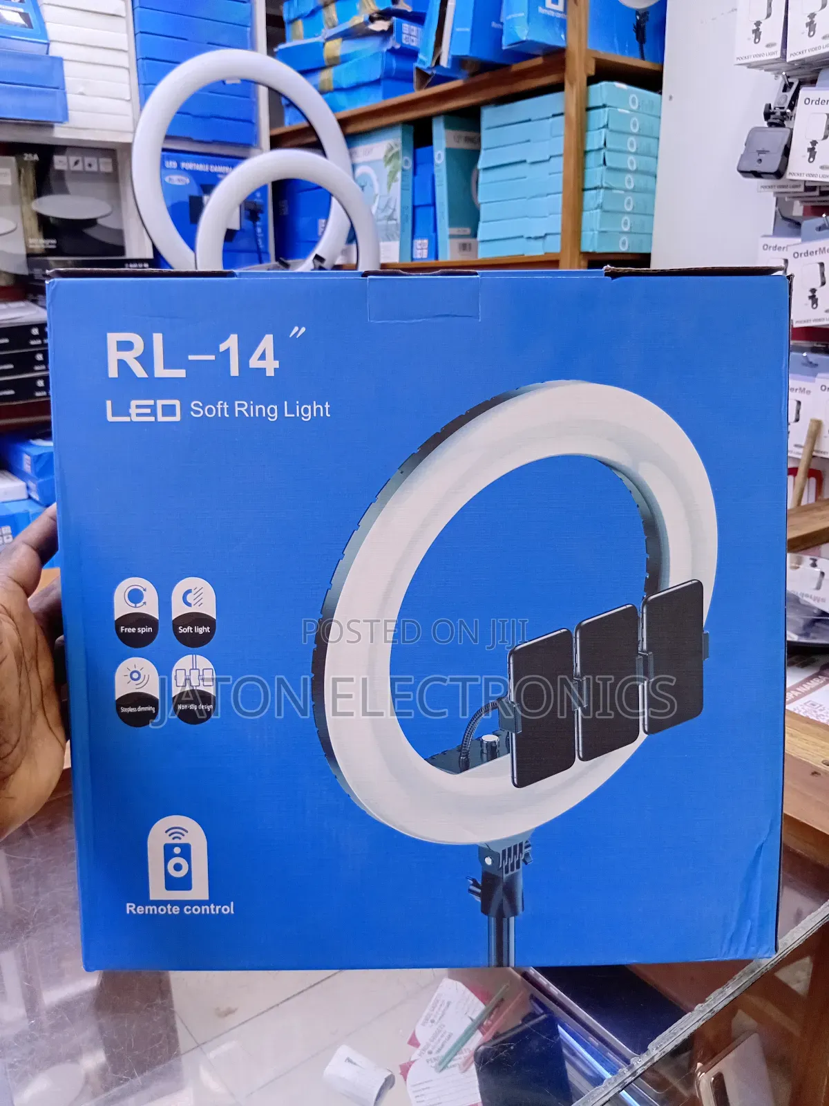 Rl Led Soft Ring Light 14 Size 3 Holder