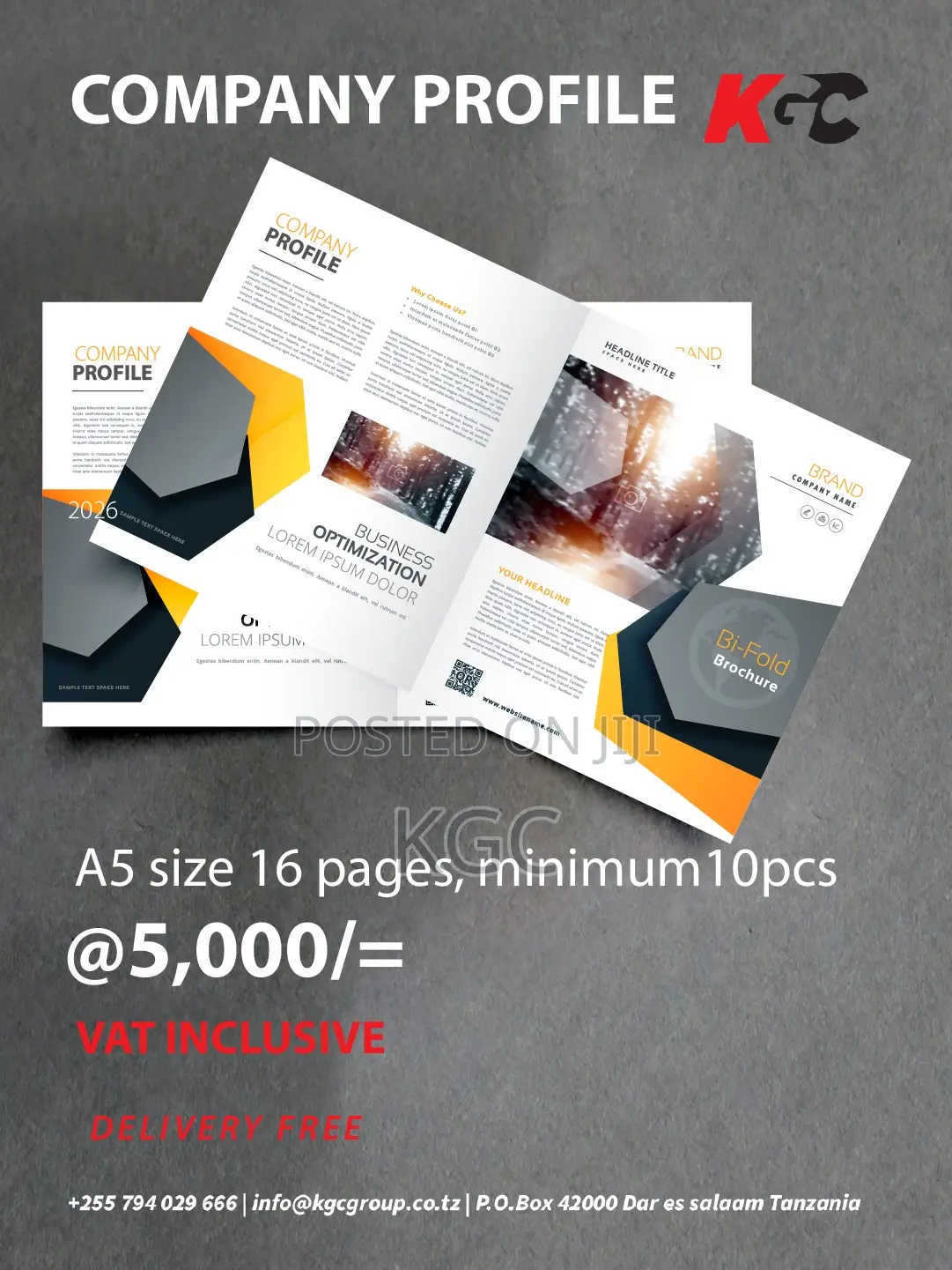 Company Profile Printing 10pcs