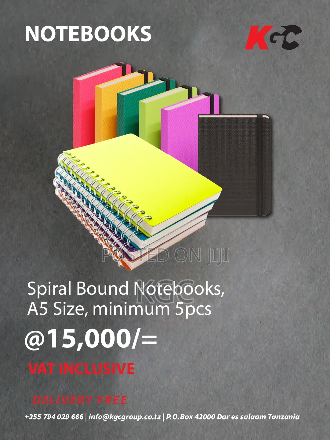 Notebook Printing and Branding 5pcs