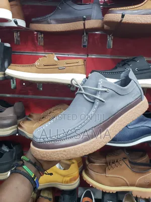 Men's Boots Low Clark's Material Leather