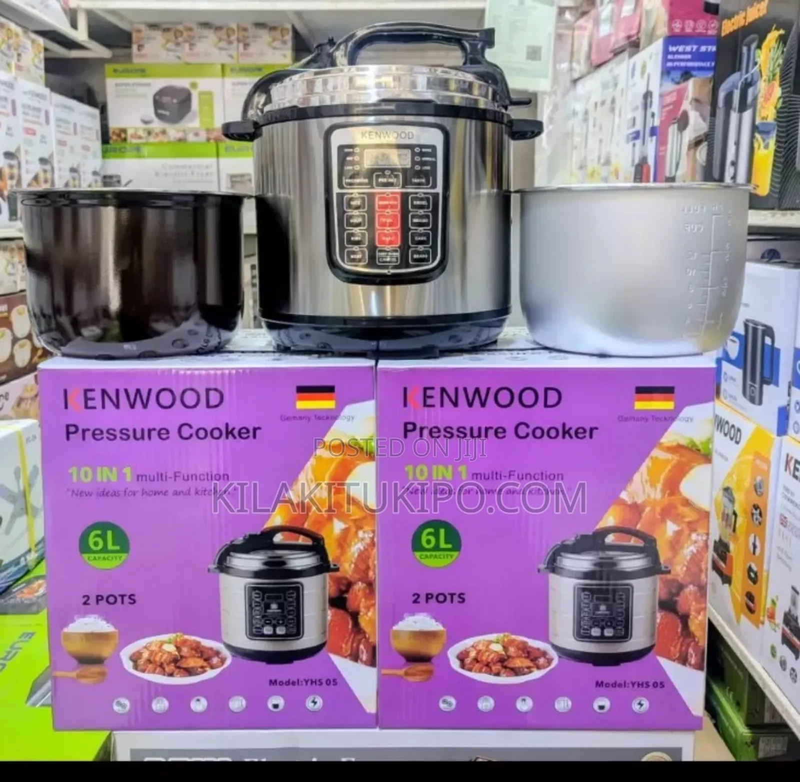Kenwood Pressure Cooker With 2 Pots