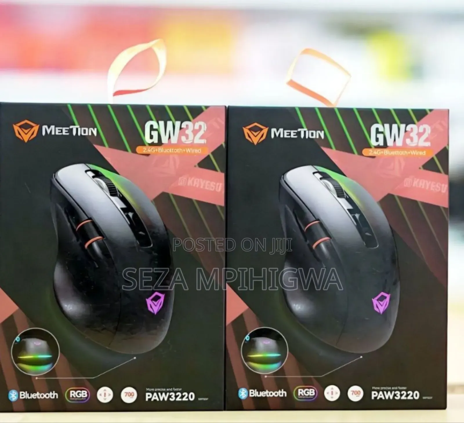 Meetion Gw32 RGB Paw 3220