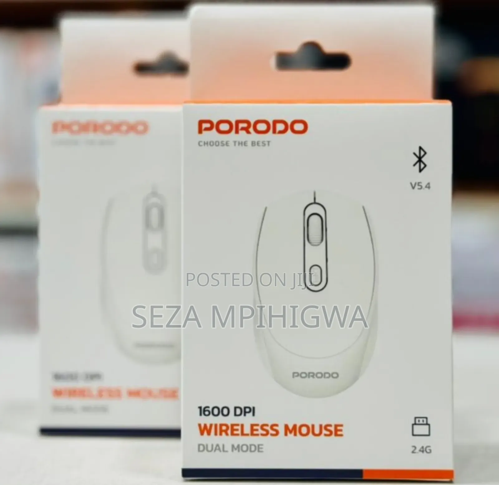 Porodo 1600 Dpi Wireless Mouse