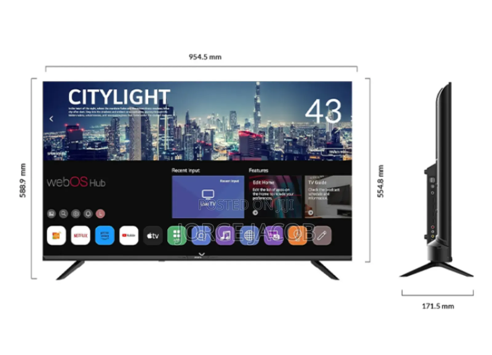Star-x 43" Full Hd Smart Led Tv (Model 43ln6900s).
