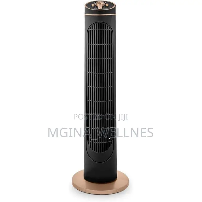Digiwave 29" Oscillating Tower Fan With Timer -Black, Rose Gold