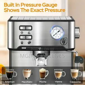 Espresso Machine, 20 Bar Barista Coffee Maker With Ese Pod Filter