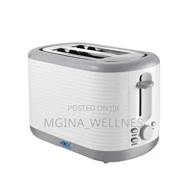 2-Slice Toaster – White | Stylish Compact for Everyday Toasting