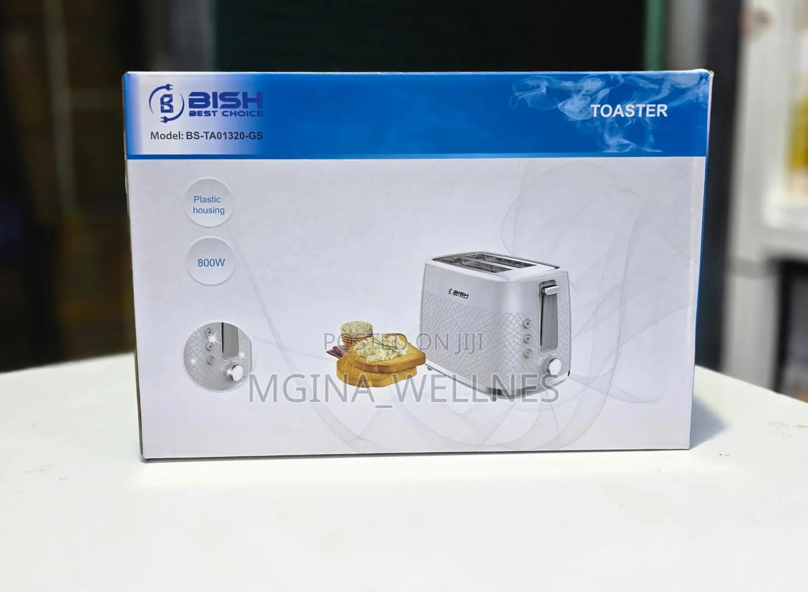 2-Slice Toaster – White | Stylish Compact for Everyday Toasting