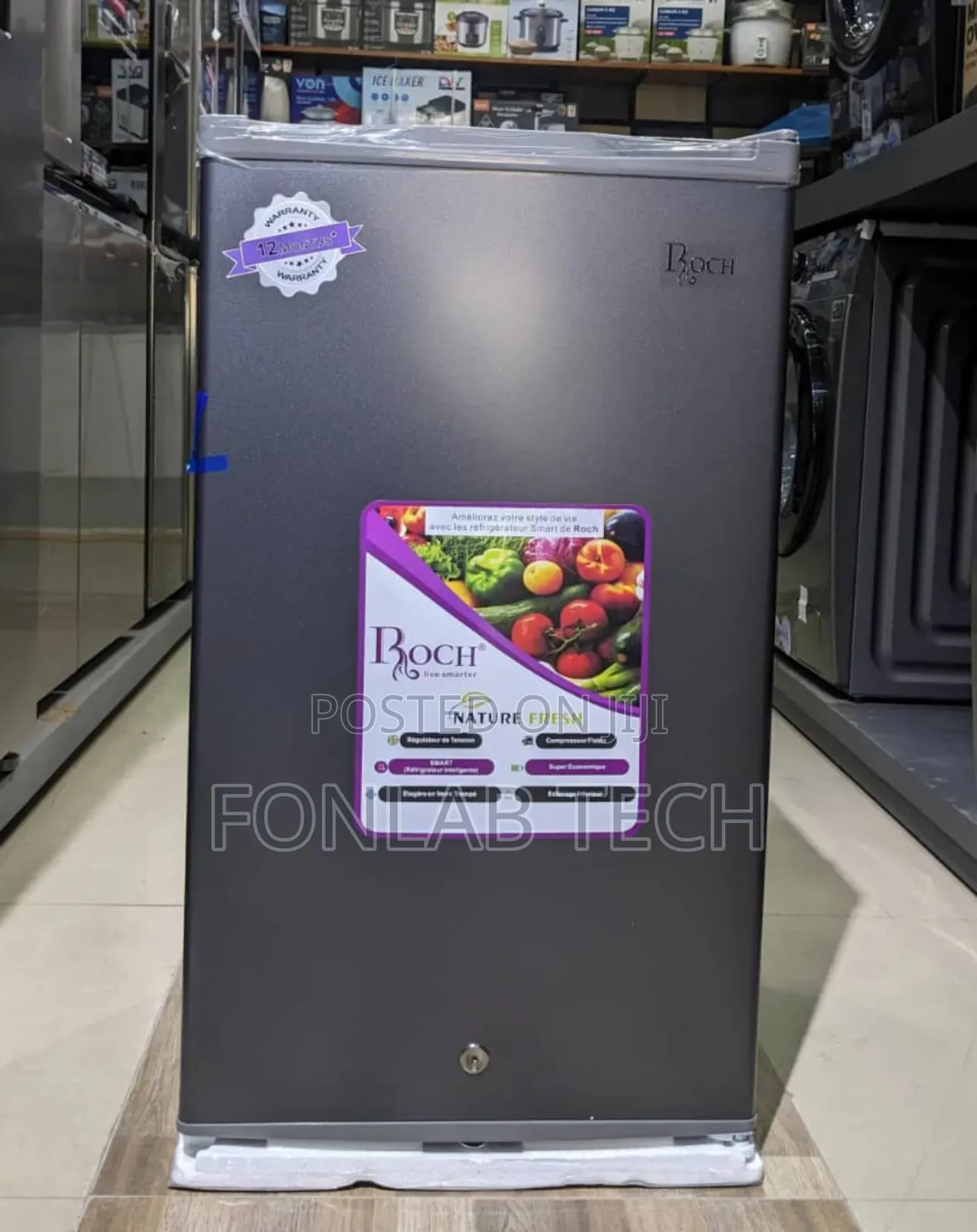 Roch Fridge Single Door 90litre