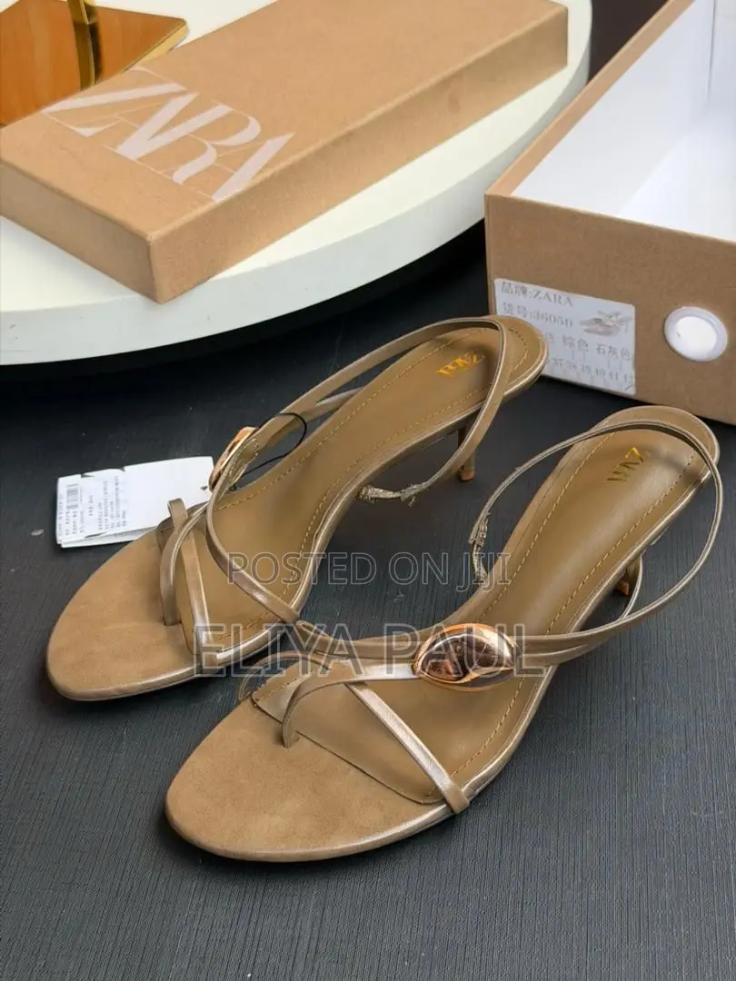 Strappy Kitten Heel Sandals