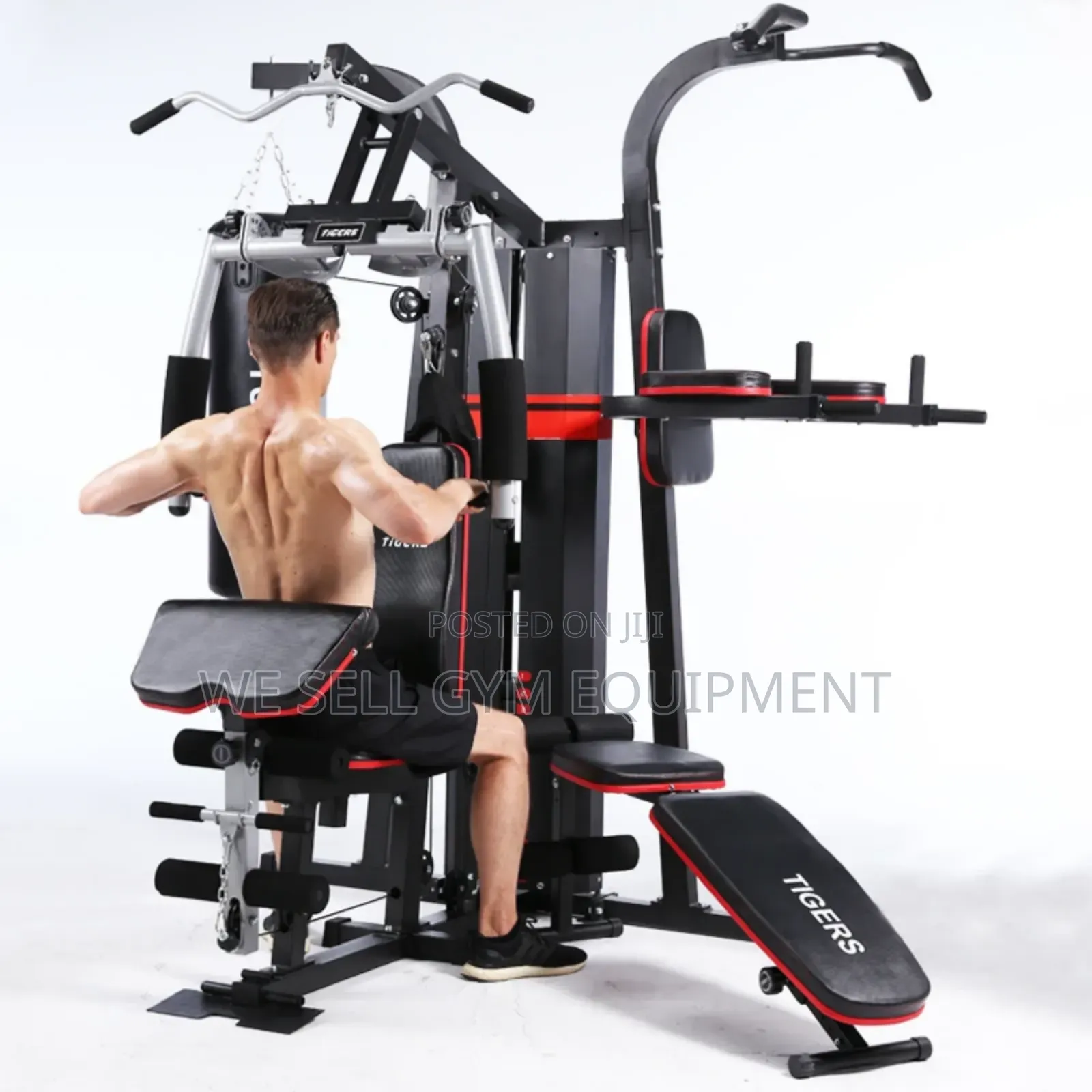 Multigym Three Station Machine Full Workout