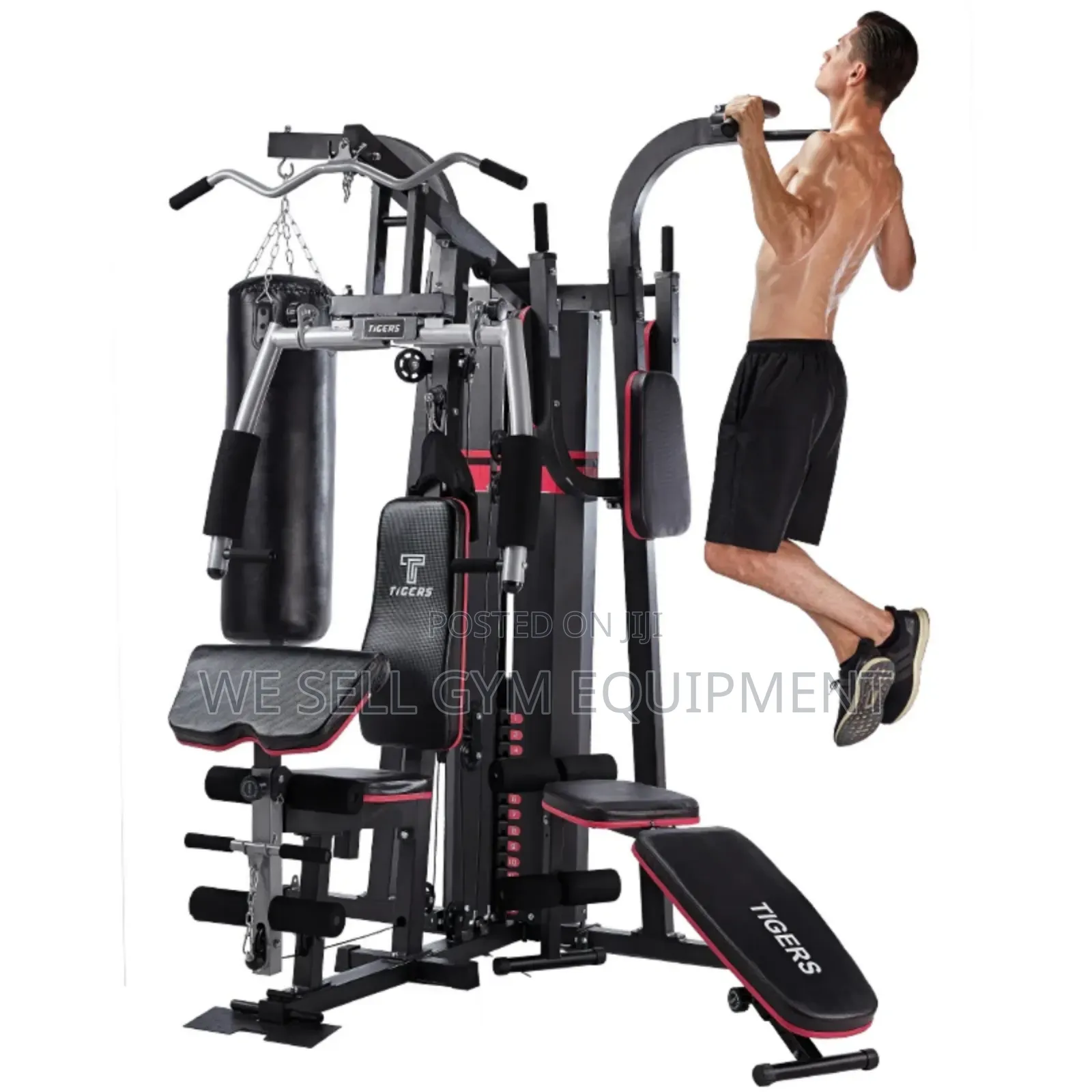 Multigym Three Station Machine Full Workout