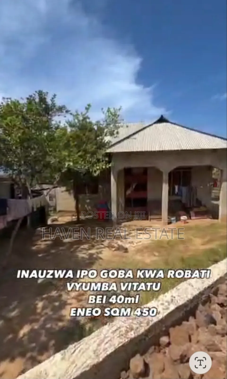 3bdrm House in Goba for sale