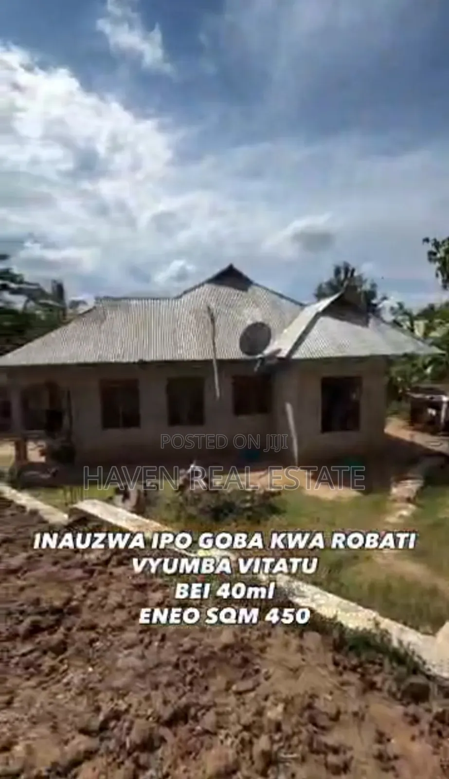 3bdrm House in Goba for sale