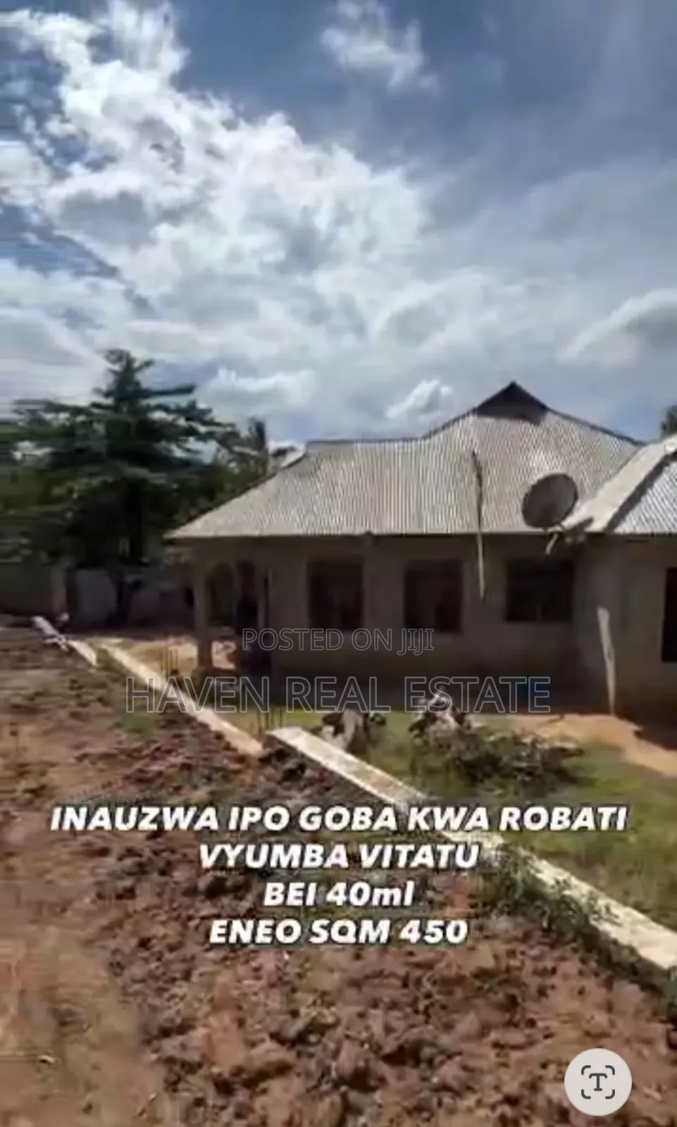 3bdrm House in Goba for sale