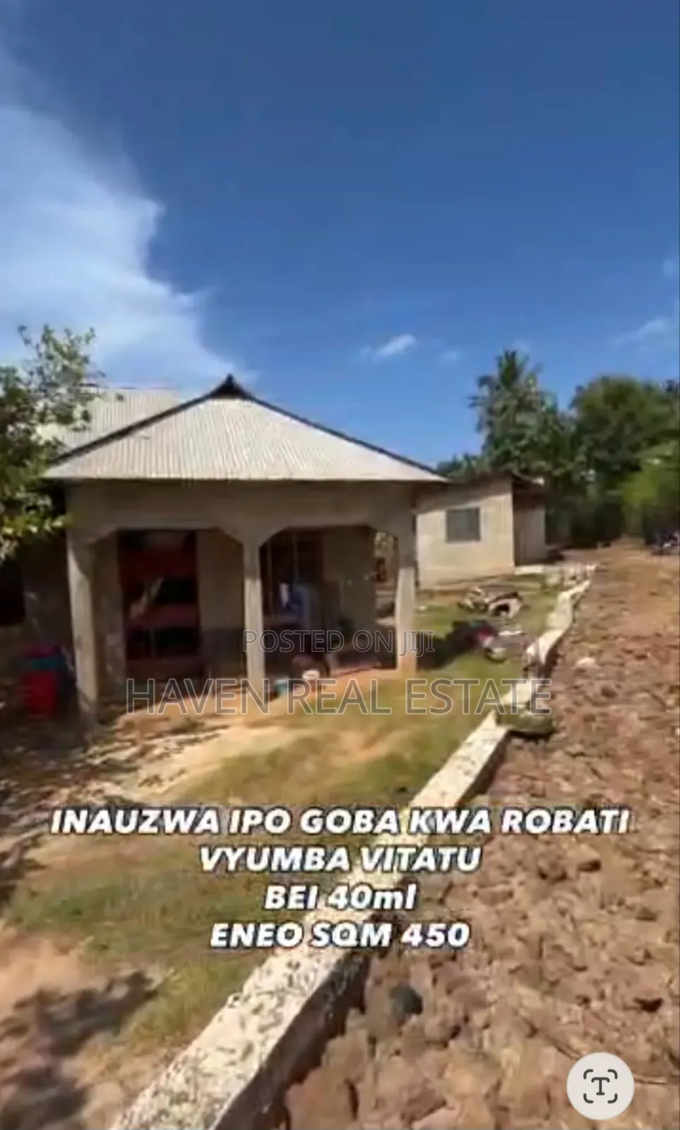 3bdrm House in Goba for sale