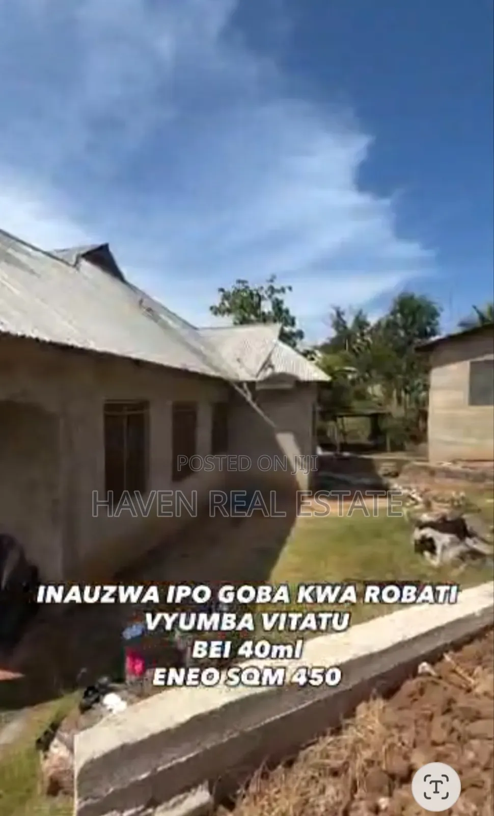 3bdrm House in Goba for sale