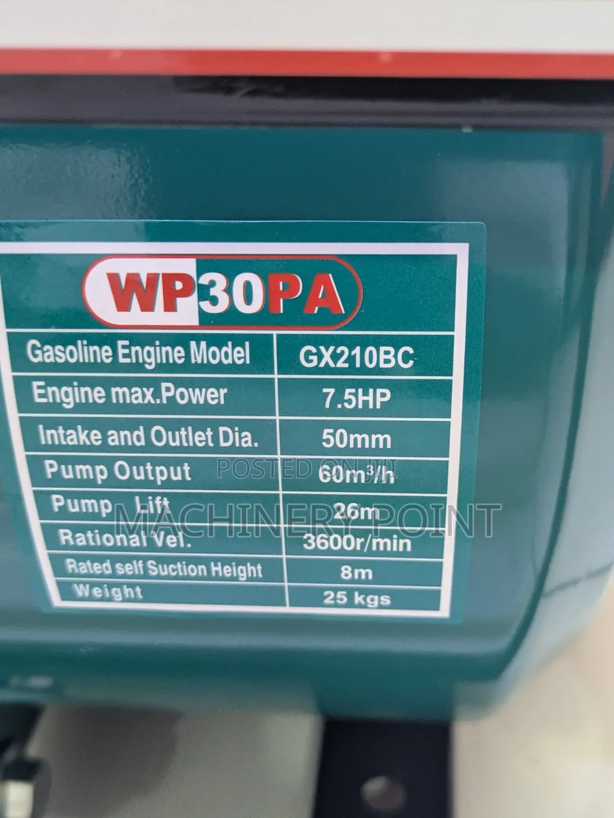 Water Pump 3"