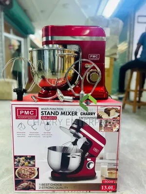 PMC 3beaters Sm2013 Multifunction Stand Mixer 13l Strong Quality 1800w
