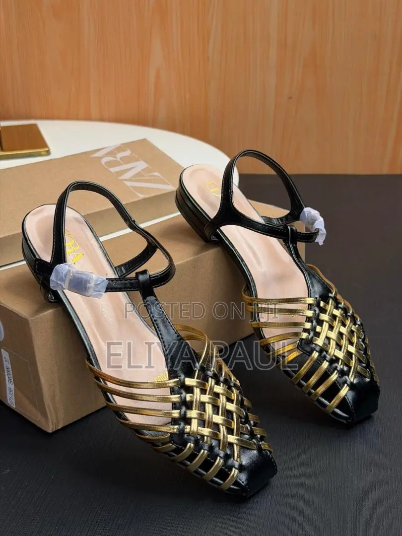 Zara Gold Woven Cage