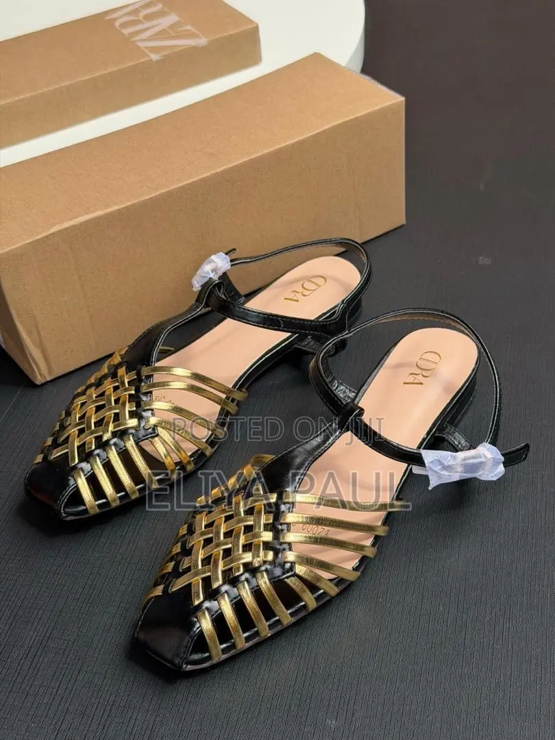 Zara Gold Woven Cage