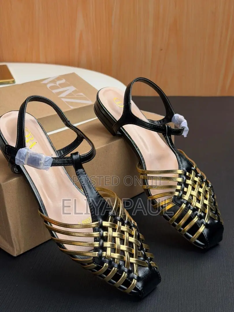 Zara Gold Woven Cage