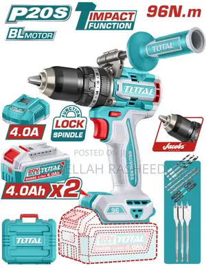 Lithium-Ion Cordless Drill Set Total