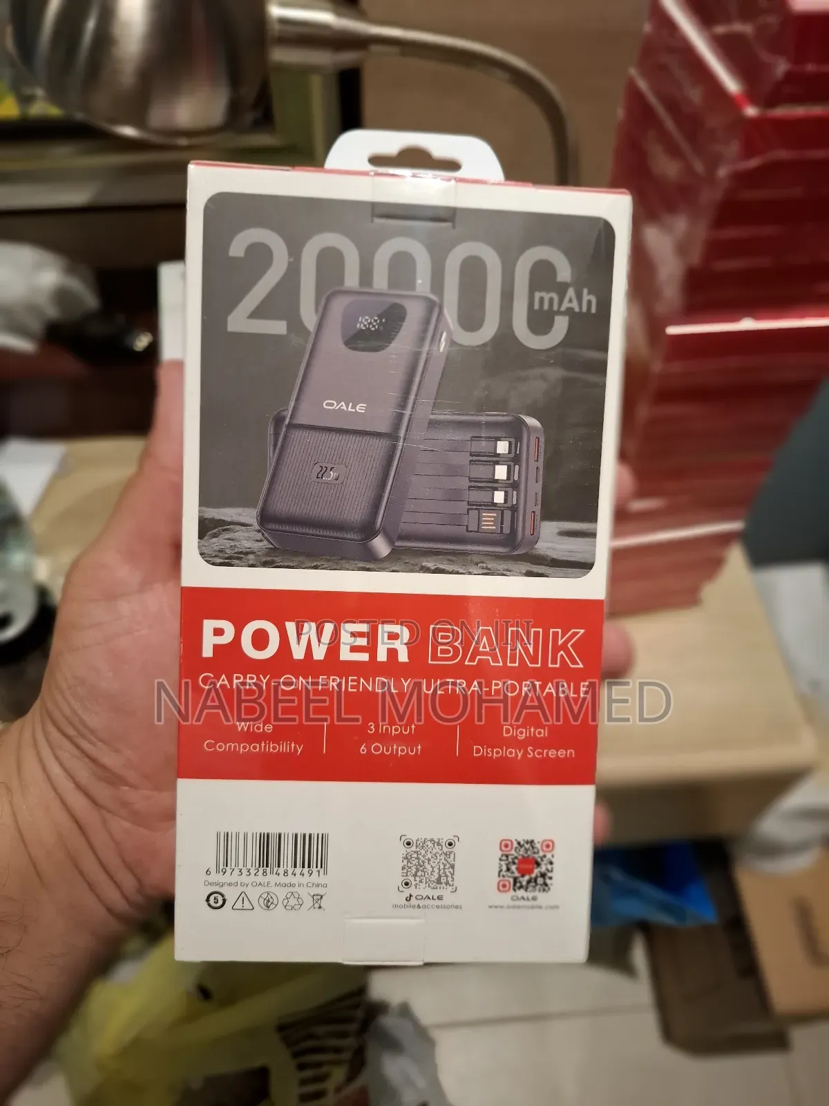 Oale Fast Charging Powerbank 20,000mah