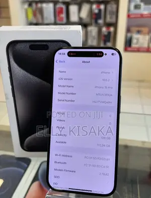 New Apple iPhone 15 Pro 128 GB Black