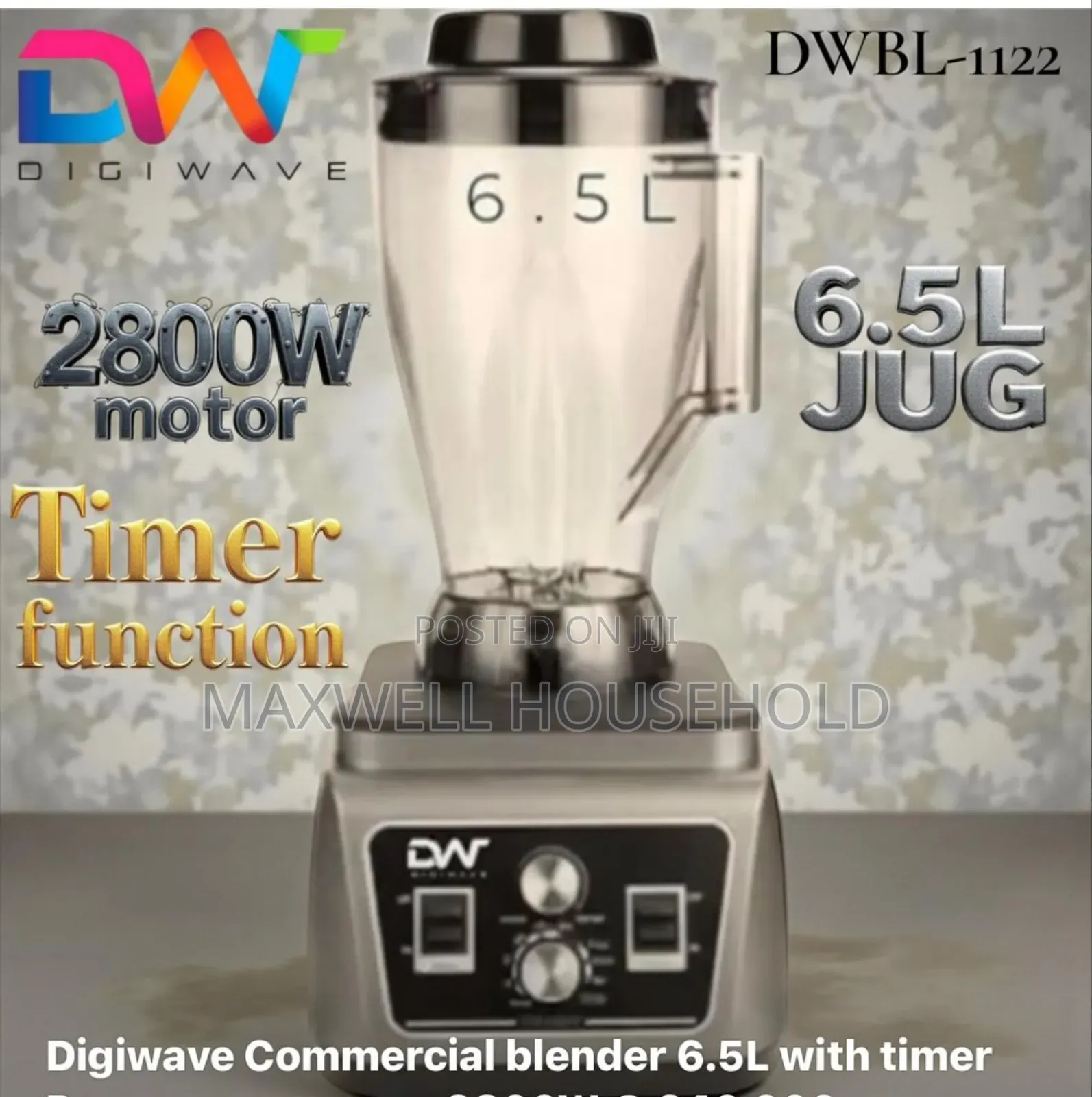 Dw (Digi Wave) Commercial Blender