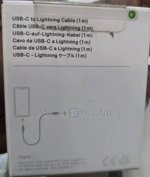 Usb Type-C to Lighting Cable (1m)