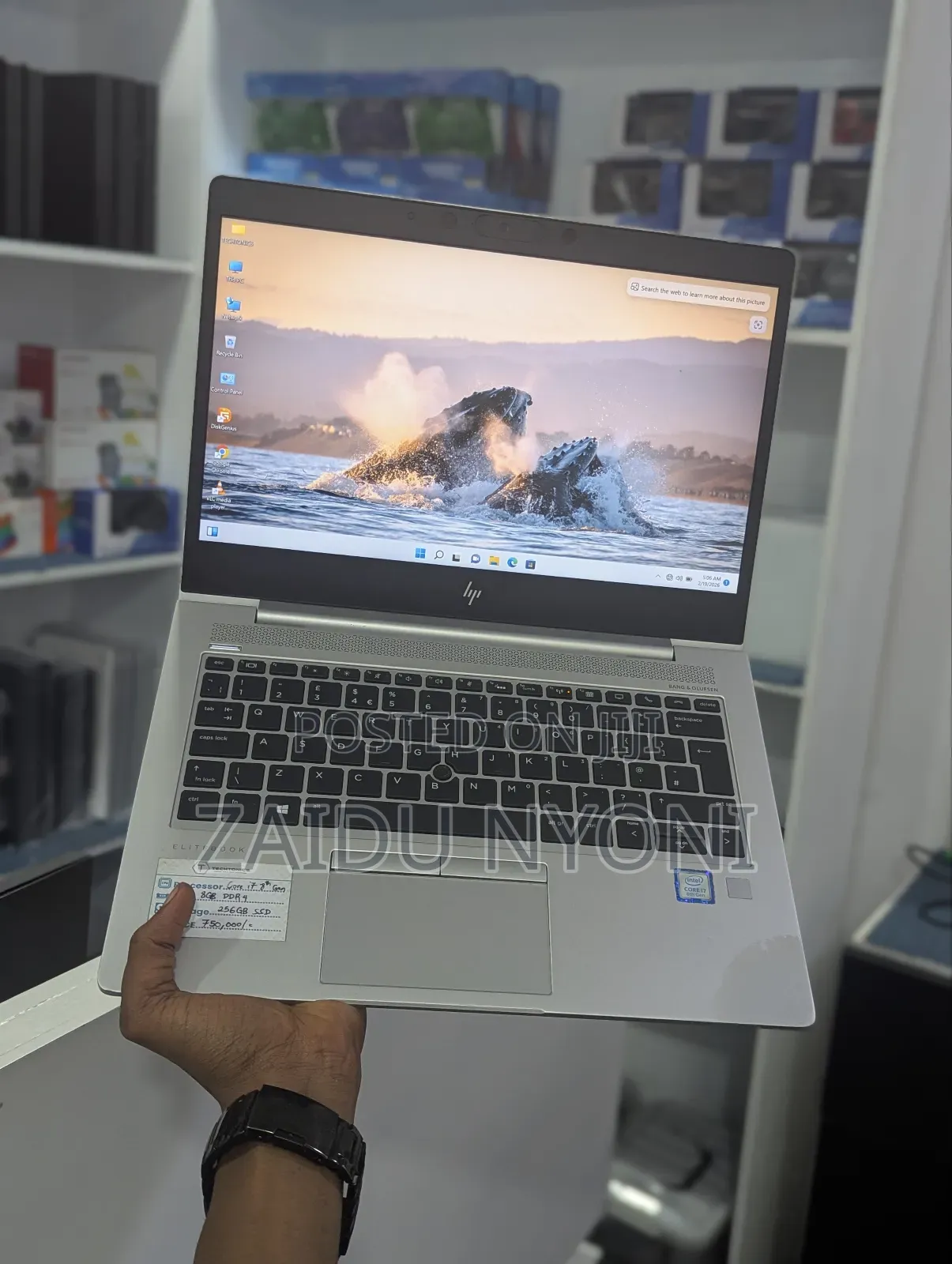 New Laptop HP EliteBook 830 G7 8GB Intel Core i7 SSD 256GB