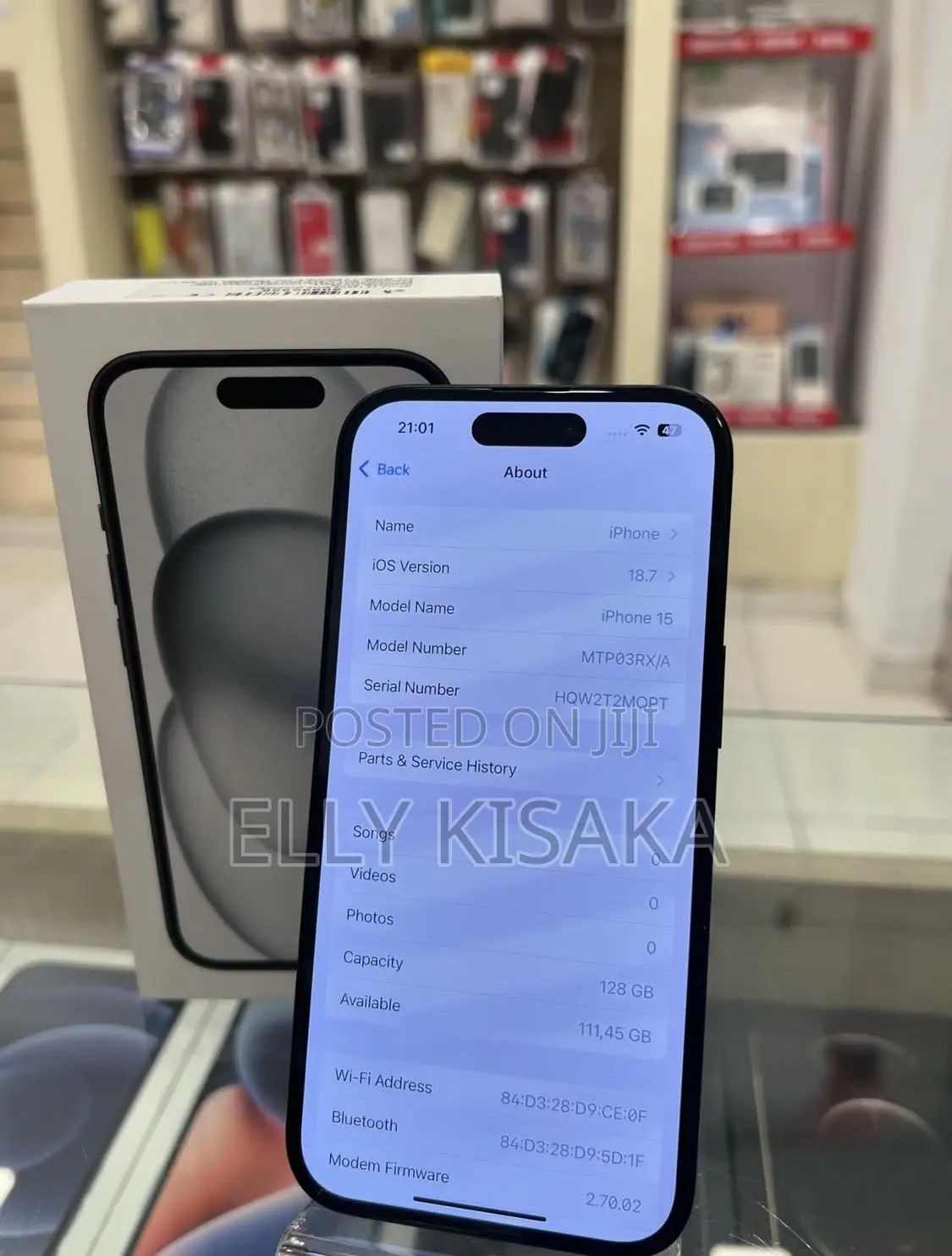 New Apple iPhone 15 256 GB Black