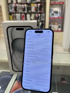 New Apple iPhone 15 256 GB Black