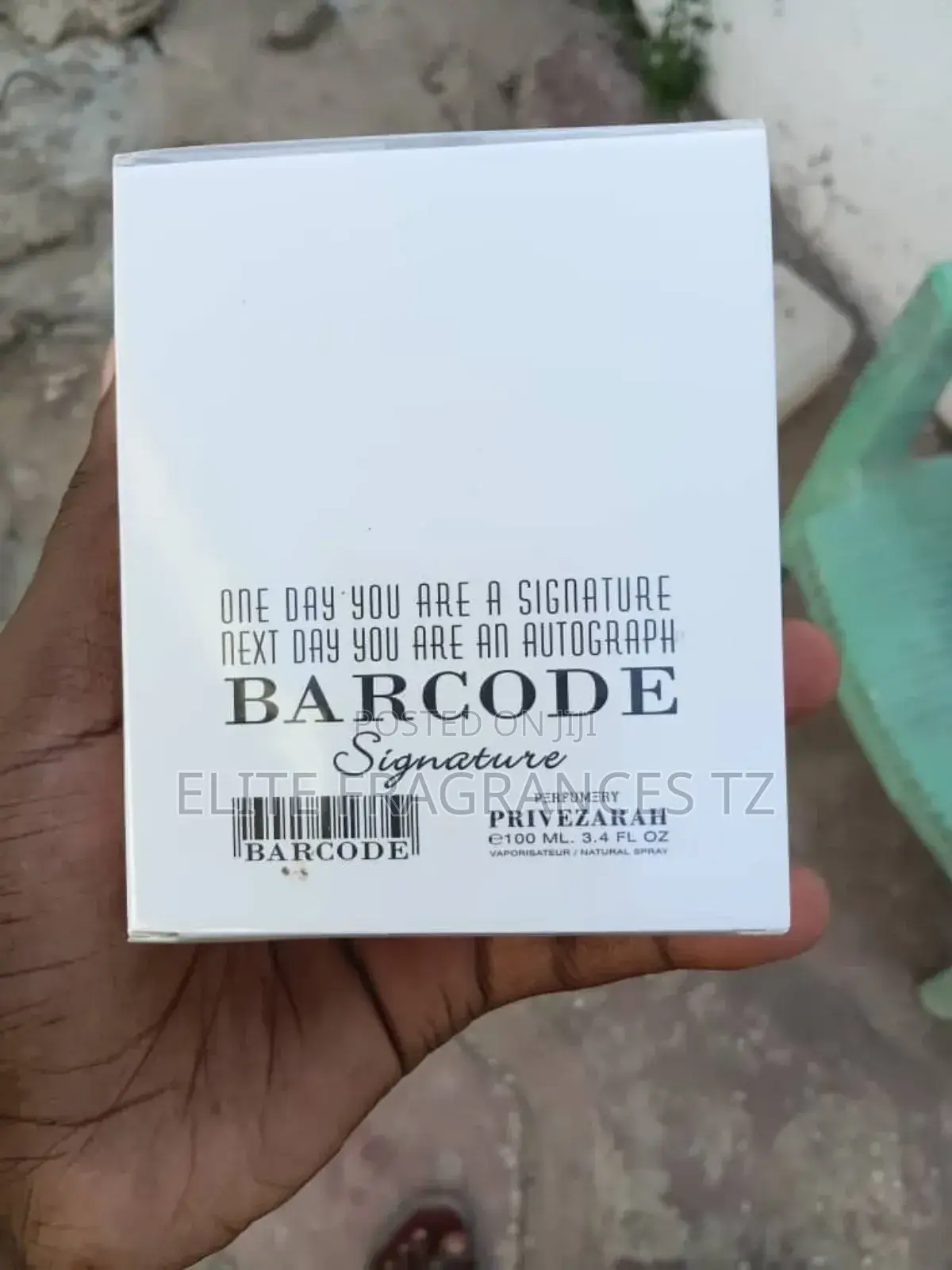 Barcode Signature (White) - Original