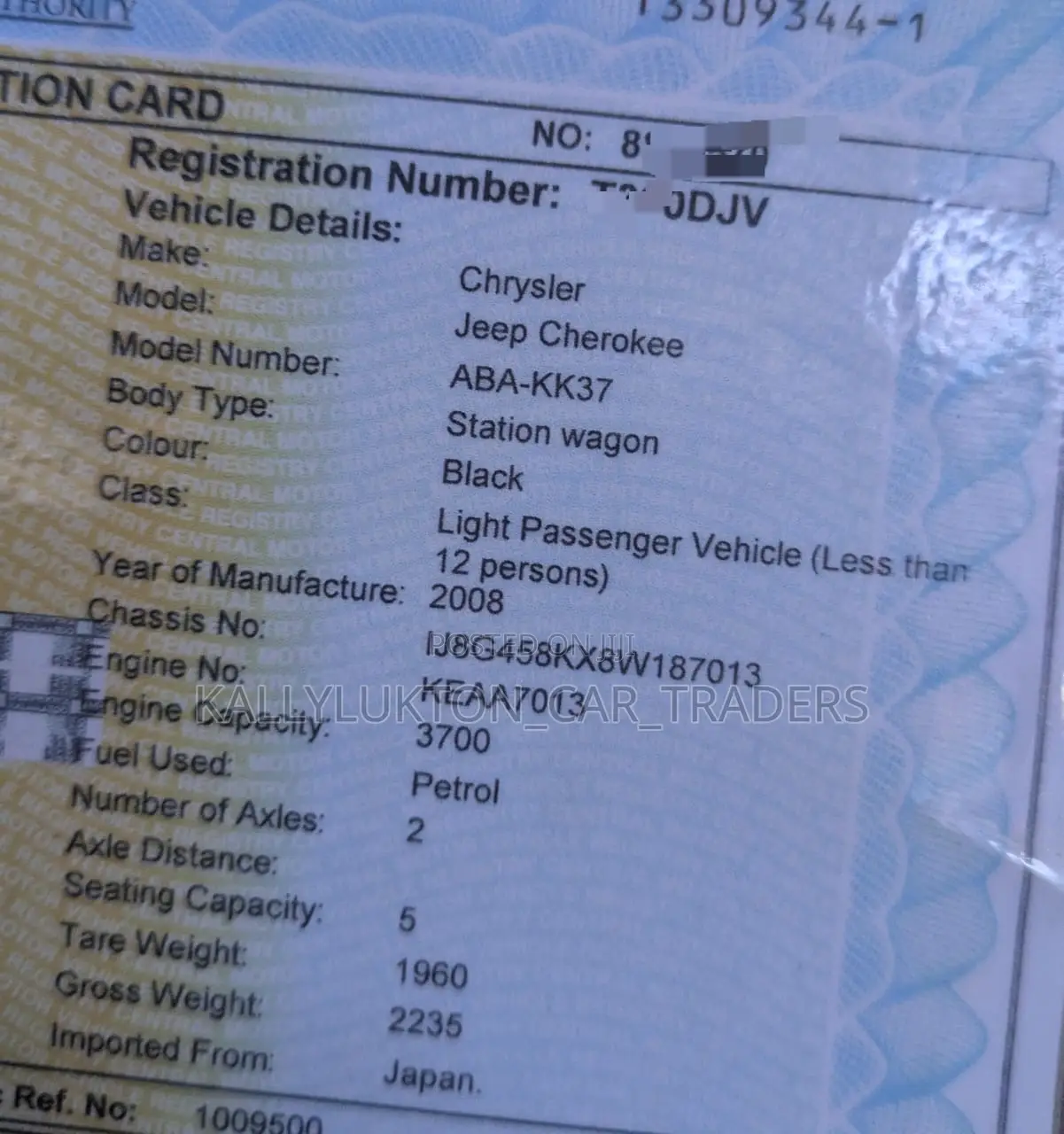 Jeep Cherokee 2008 Black