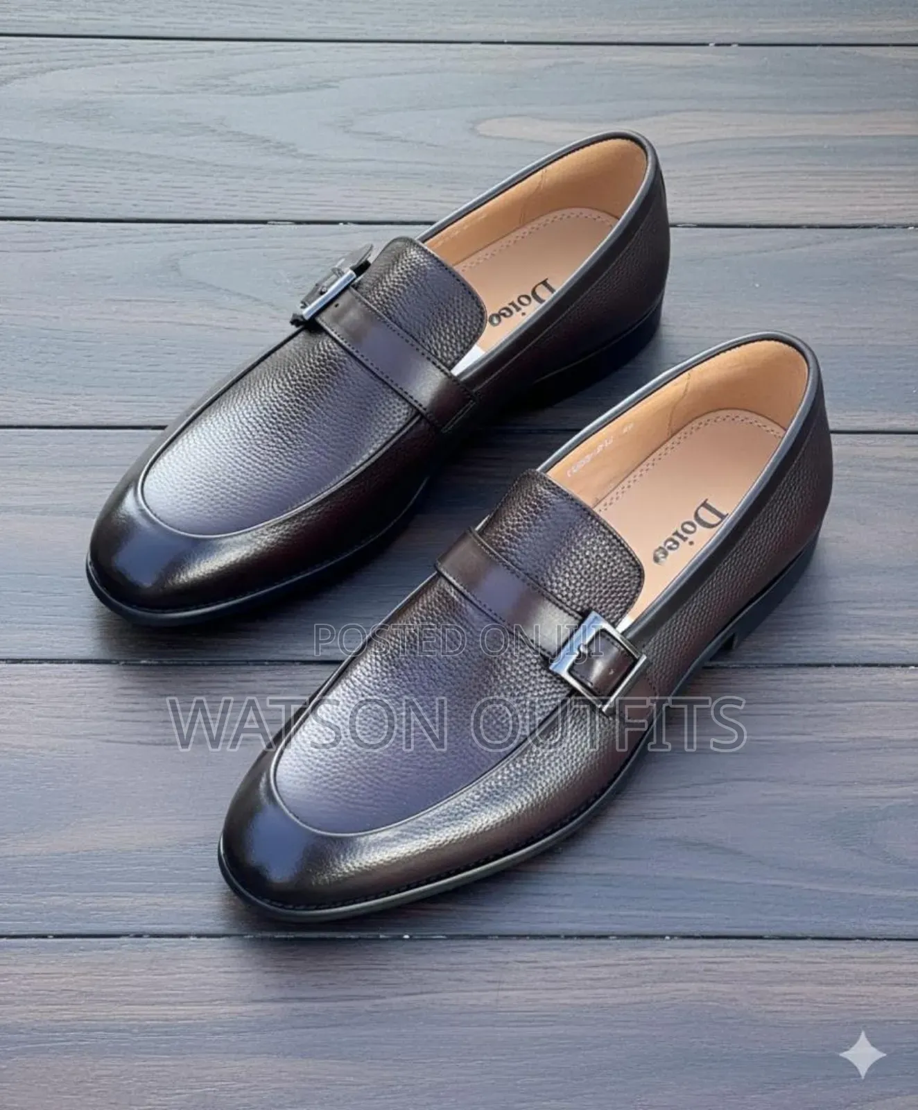 Men's Leather Shoes Doice and Clarks Brand Fashionally Made
