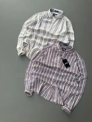 Stripes Long Sleeves Linen New