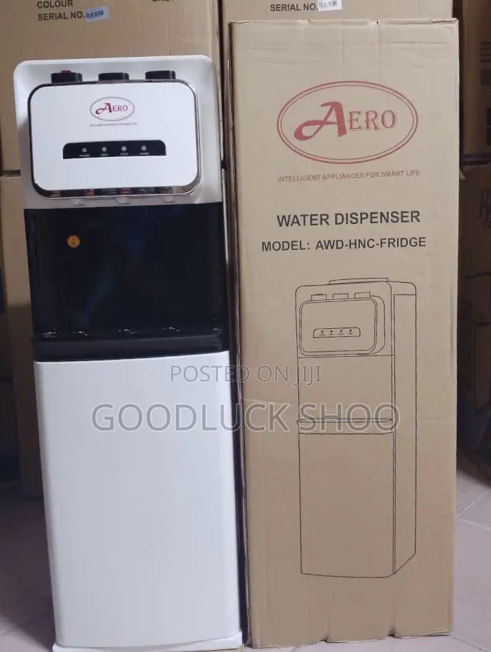 Aero 3-Tap Water Dispenser With Fridge (Awd-HNC-Fridge)