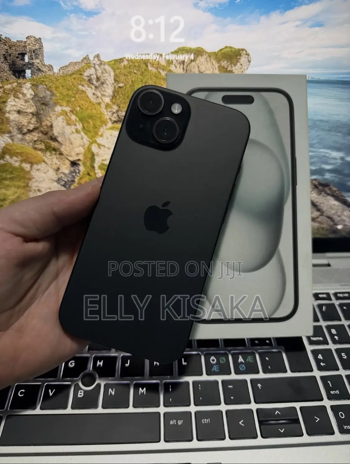 New Apple iPhone 15 128 GB Black