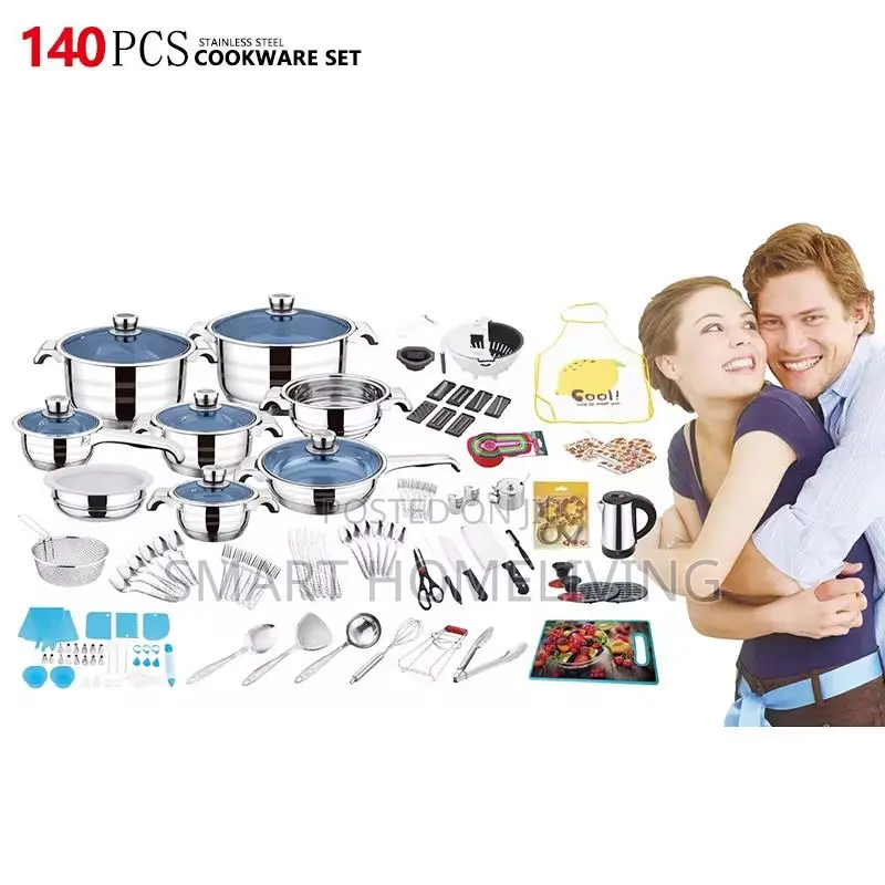 Brinax Swiss Diamond 140-Piece Cookware Set