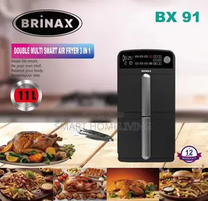 Brinax 3in1 Double Multi Smart Air Fryer (Model Bx 91)