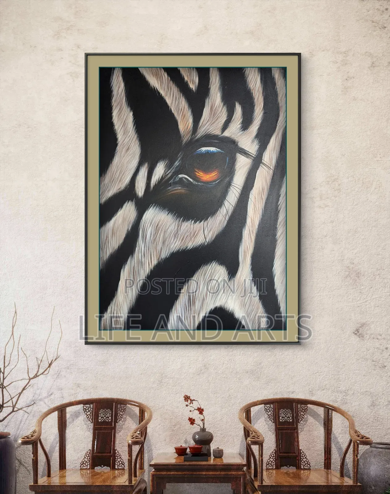 The Inferno Gaze Painting
