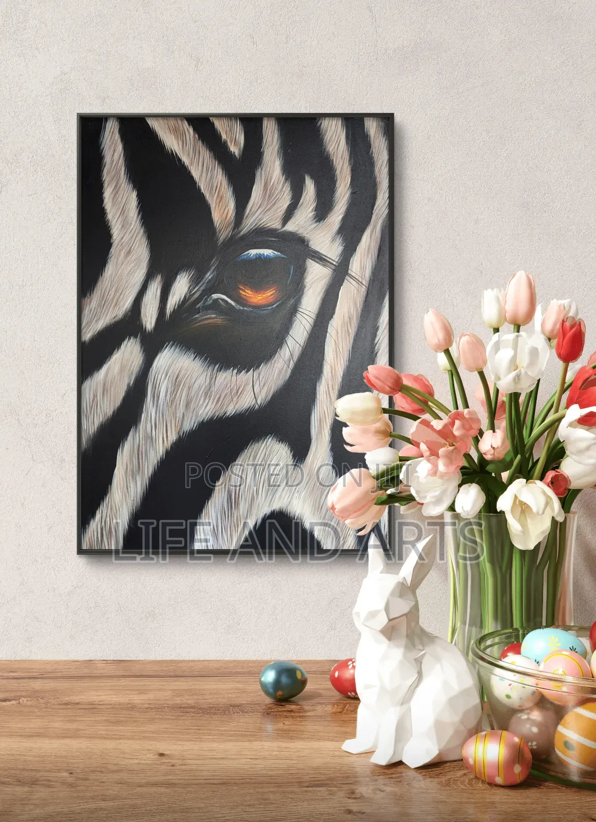 The Inferno Gaze Painting