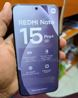 New Xiaomi Redmi Note 15 Pro+ 256 GB Black